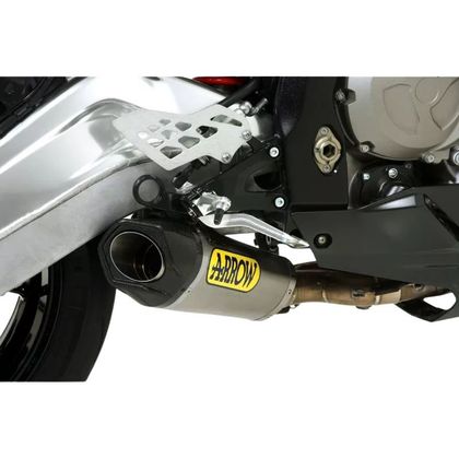 Ligne Complète Arrow Works Titane Racing - Collecteur Acier - Gris