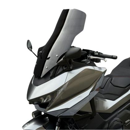 Pare brise Ermax haute protection (67cm+protections de mains) - Noir