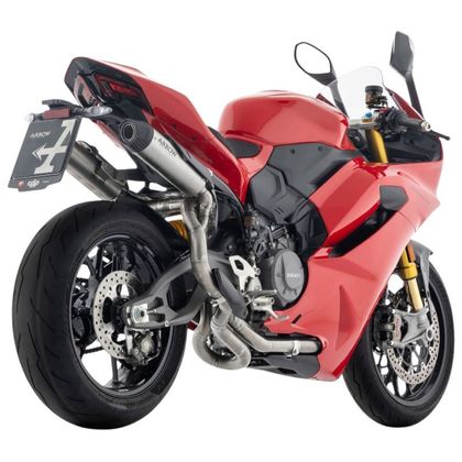 Silencieux Arrow ROND TITANE - Gris