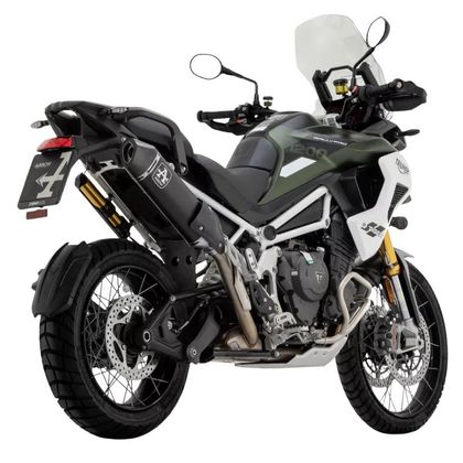 Arrow VELOCE ALU DARK Racing Geluiddemper - Grijs / Zwart