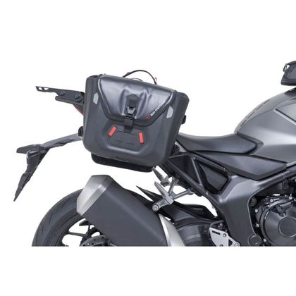 SW-MOTECH SysBag WP M/S (17-23 Liter/12-16 Liter) komplett mit Halterung Reitertaschen - Schwarz