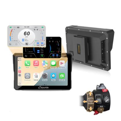 Carpuride W502BS Voor BMW- steun - Carplay®/Android Auto™ - 5 inch Verbonden scherm Universeel