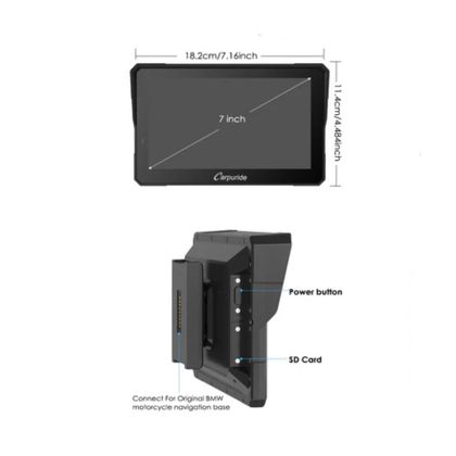 Carpuride W702BS Voor BMW-steun - Carplay®/Android Auto™ - 7 inch Verbonden scherm Universeel