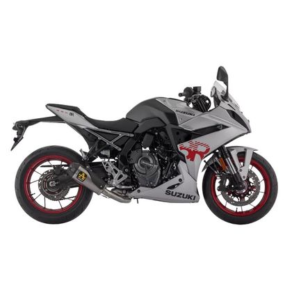 Arrow Works Racing Titanium - Krümmer Stahl Vollständige Linie - Grau