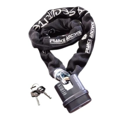 France Antivol Chaine AFFINITY - 110 + Cadenas Diebstahlsicherung Universell