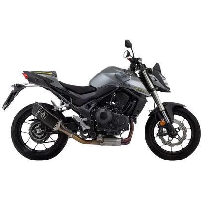 Silencieux Arrow PISTA TITANE DARK Racing - Gris / Noir Ref : AW1052 / 71008PTN HONDA 750 CB 750 HORNET - 2023 - 2024