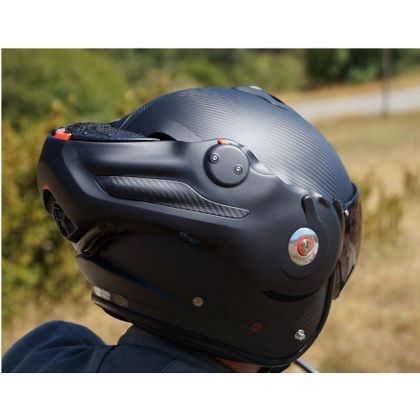 Casque modulable ROOF RO32 DESMO 3 CARBON - Carbone
