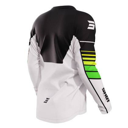 Camiseta de motocross Shot DEVO - PEAK 2024 - Verde