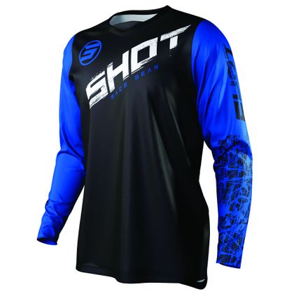 Camiseta de motocross Shot DEVO SLAM - BLUE 2021 Ref : SO1891 