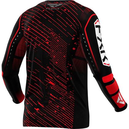 FXR PODIUM ENFANT 2026 Cross jersey - Black / Red