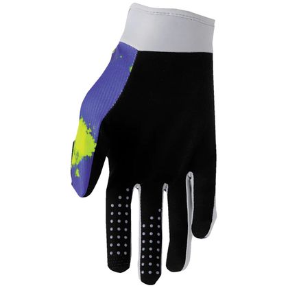 Thor LAUNCH - BLEACH - KINDER Cross-Handschuhe - Grau / Gelb