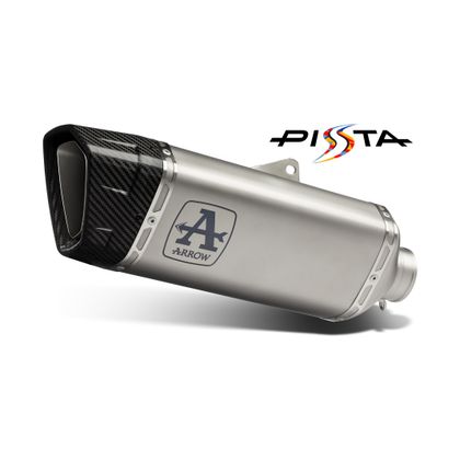 Silencieux Arrow PISTA TITANE EMBOUT CARBONE