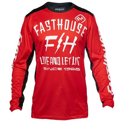 Camiseta de motocross FASTHOUSE DICKSON RED 2020