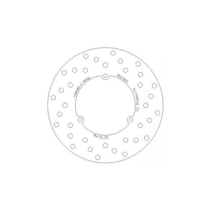 Disque de frein Rond CC Products DISQUE DE FREIN ARRIERE