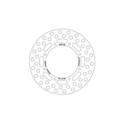 Disque de frein Rond CC Products DISQUE DE FREIN ARRIERE