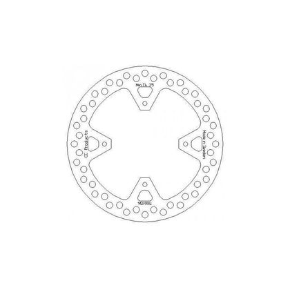 Disque de frein Rond CC Products DISQUE DE FREIN ARRIERE