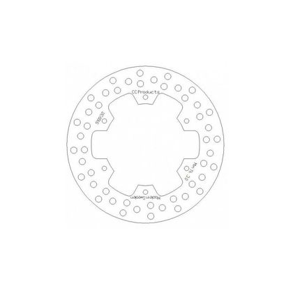 Disque de frein Rond CC Products DISQUE DE FREIN ARRIERE