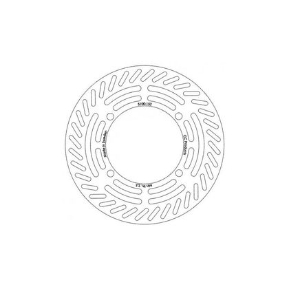 Disque de frein Rond CC Products DISQUE DE FREIN AVANT