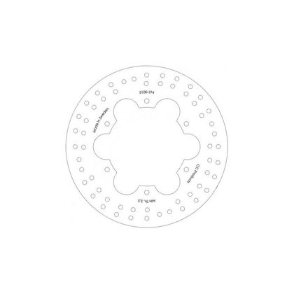 Disque de frein Rond CC Products DISQUE DE FREIN AVANT