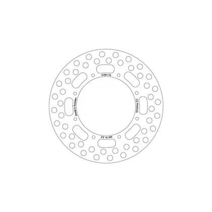 Disque de frein Rond CC Products DISQUE DE FREIN AVANT