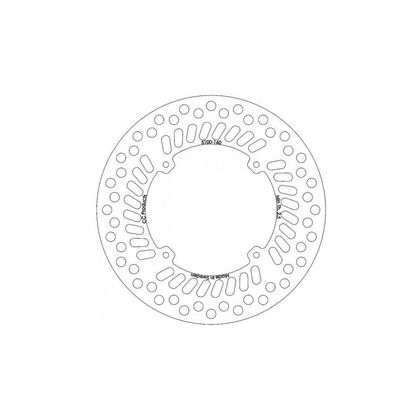 Disque de frein Rond CC Products DISQUE DE FREIN AVANT