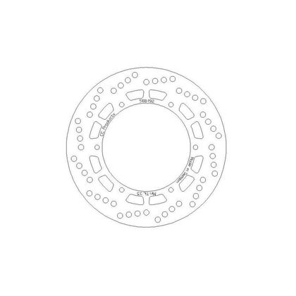 Disque de frein Rond CC Products DISQUE DE FREIN AVANT