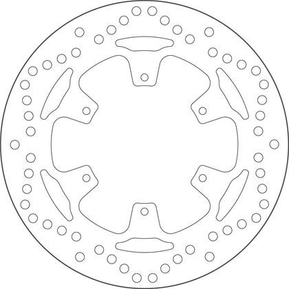 Disque de frein Rond SBS Fixe