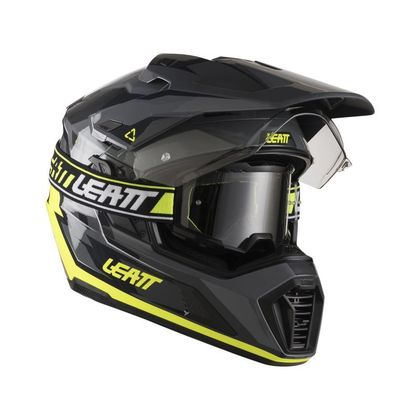 Casque intégral Leatt 7.5 avec masque 2.5 - Gris / Jaune