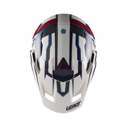 Casque intégral Leatt 7.5 avec masque 2.5 - Rouge / Blanc