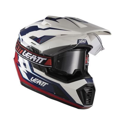 Casque intégral Leatt 7.5 avec masque 2.5 - Rouge / Blanc