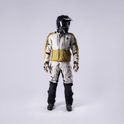 Leatt DriTour 5.5 V26 - KORT Motorvest - Grijs / Bruin