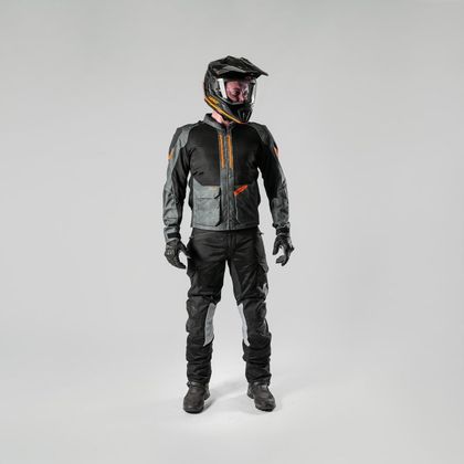 Leatt FlowTour 4.5 - KORT Motorvest - Grijs / Zwart