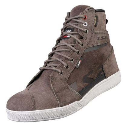 LS2 DOWNTOWN WATERPROOF Motorbike sneakers - Brown Ref : LS1410 