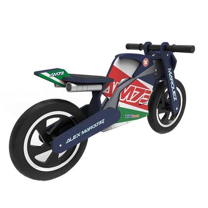 Balance bike Evo-X Racing KIDDI MOTO Heroes Alex Marquez - Blu / Rosso