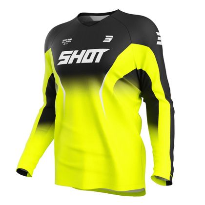 Maillot cross Shot DRAW - CLASH 2026 - Jaune / Noir Ref : SO3162 