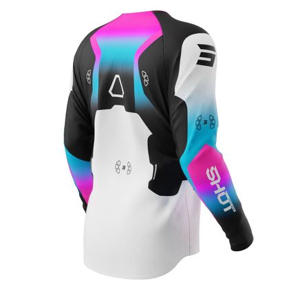 Maillot cross Shot DRAW - ROCKET - ENFANT - Rose