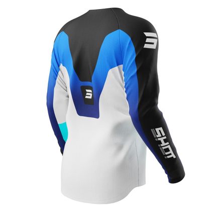 Maillot cross Shot DRAW - STRUCK - ENFANT - Bleu