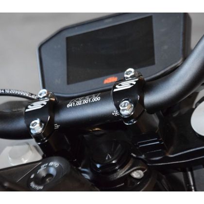 Scar Ø28,6 - KTM EXC EXCF HUSQVARNA BETA SHERCO Höhe 35/40/45/50mm Lenkerabbruch Universell - Schwarz