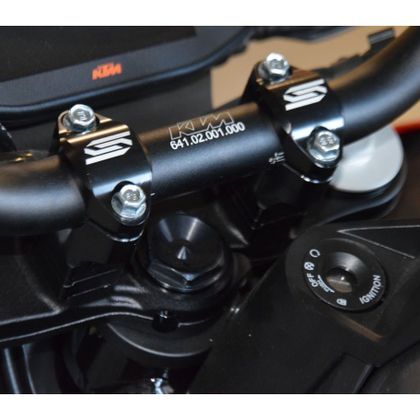 Scar Ø28,6 - KTM EXC EXCF HUSQVARNA BETA SHERCO Höhe 35/40/45/50mm Lenkerabbruch Universell - Schwarz