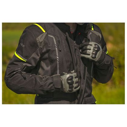 Veste Moto LS2 NARVIK - Noir / Jaune