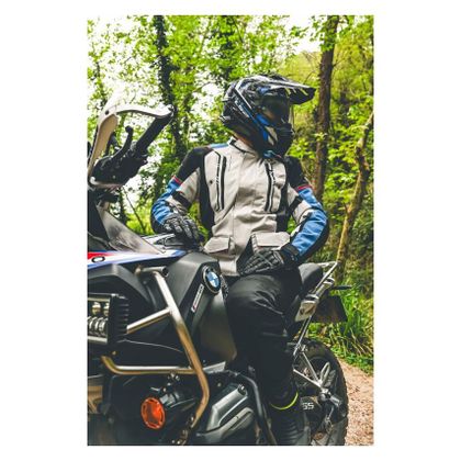 Veste Moto LS2 NARVIK - Gris / Bleu