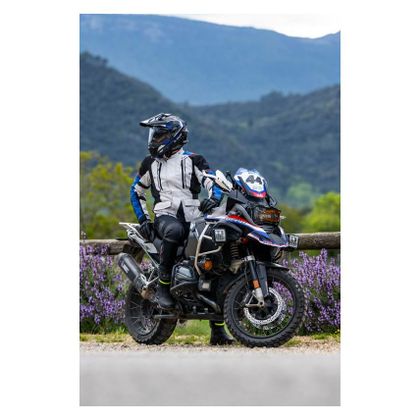 Veste Moto LS2 NARVIK - Gris / Bleu