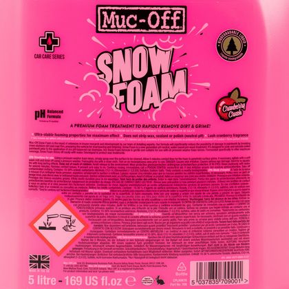 Produit d'entretien Muc-Off SNOW FOAM 5 LITRES universel