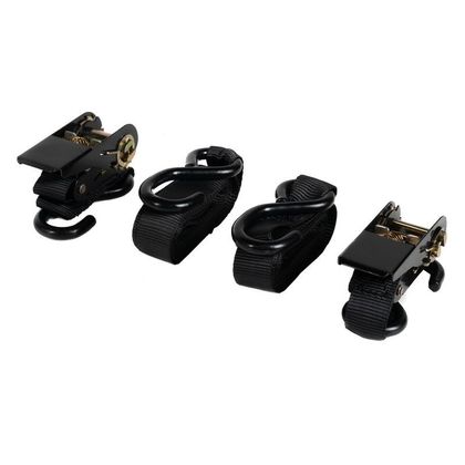 Sangle KOOROOM LOT DE 2 CORDES A CLIQUET 180CM Universel - Noir