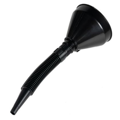 Entonnoir KOOROOM PLASTIQUE AVEC FLEXIBLE DE RALLONGE Universel - Noir Ref : KOR0144 