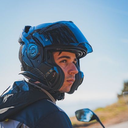 Casque modulable LS2 FF901 ADVANT X CARBON - SOLID - Noir