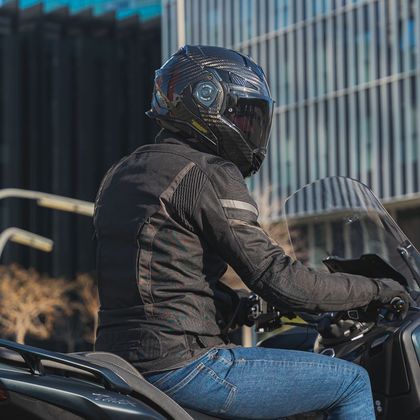 Casque modulable LS2 FF901 ADVANT X CARBON - SOLID - Noir