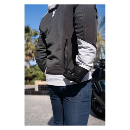 Veste Moto LS2 BOLTON AIR - Gris / Vert