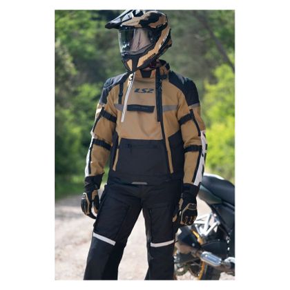 Veste Moto LS2 X-MASTER - Beige / Noir