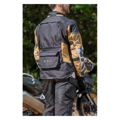 Veste Moto LS2 X-MASTER - Beige / Noir